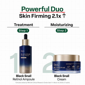 Dr. G ingredients flatlay with snail mucin and collagen for ingredient story