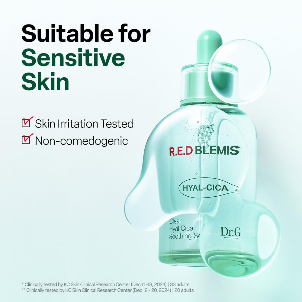 Dr.G Centella ingredient visual highlighting soothing active benefit