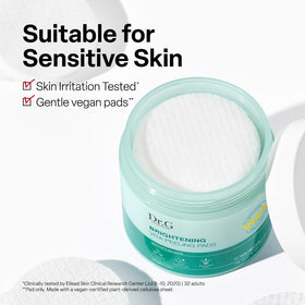 Dr.G soft pad side close-up demonstrating gentle care for sensitive areas