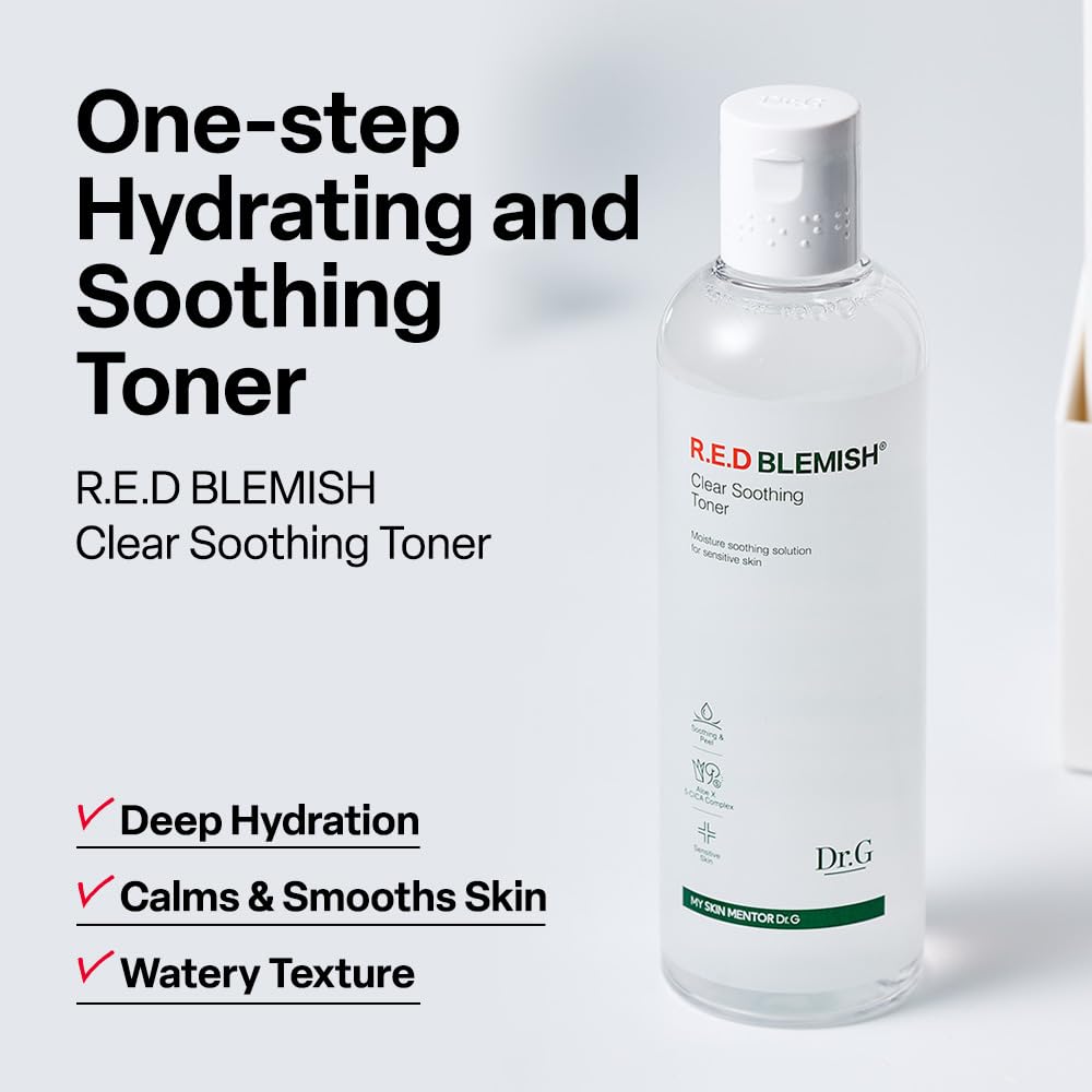 Dr. G close-up label emphasizing active ingredients and clarity