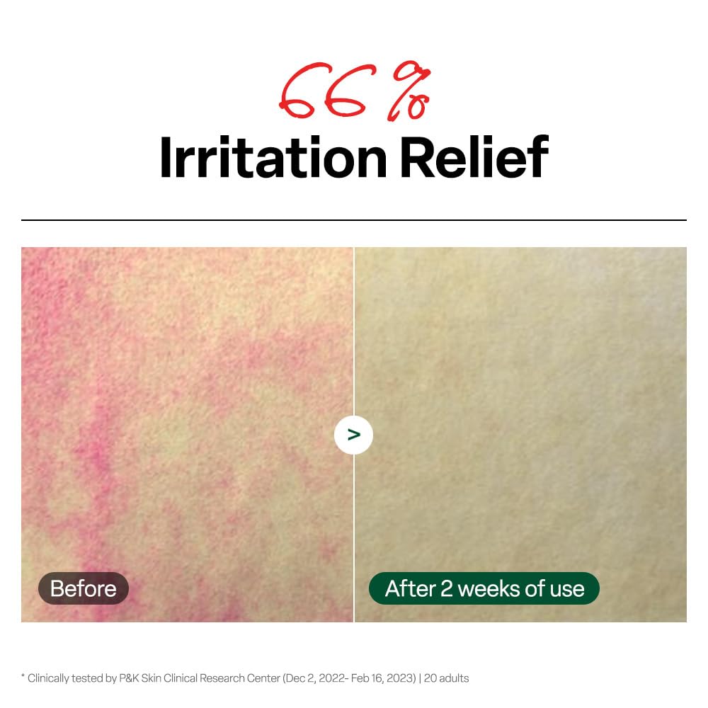 Dr. G with centella extract visual highlighting calming benefit