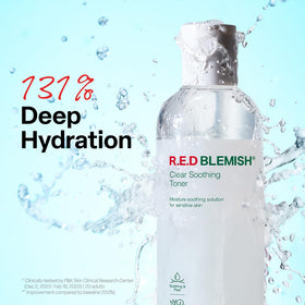 Dr. G toner pouring to show lightweight texture and hydration