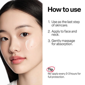 Dr.G sunscreen in bathroom routine showing daily application practicality