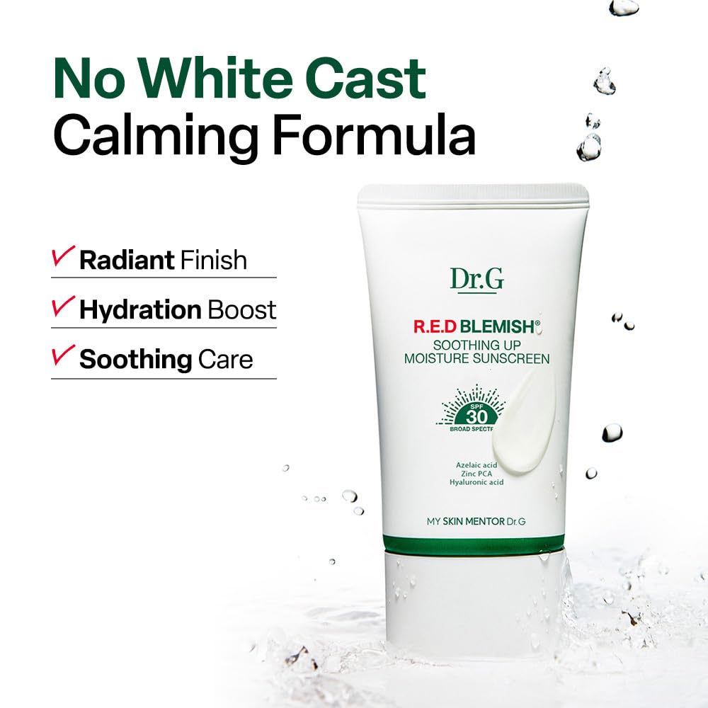 Dr.G texture close-up highlighting lightweight, non-greasy finish