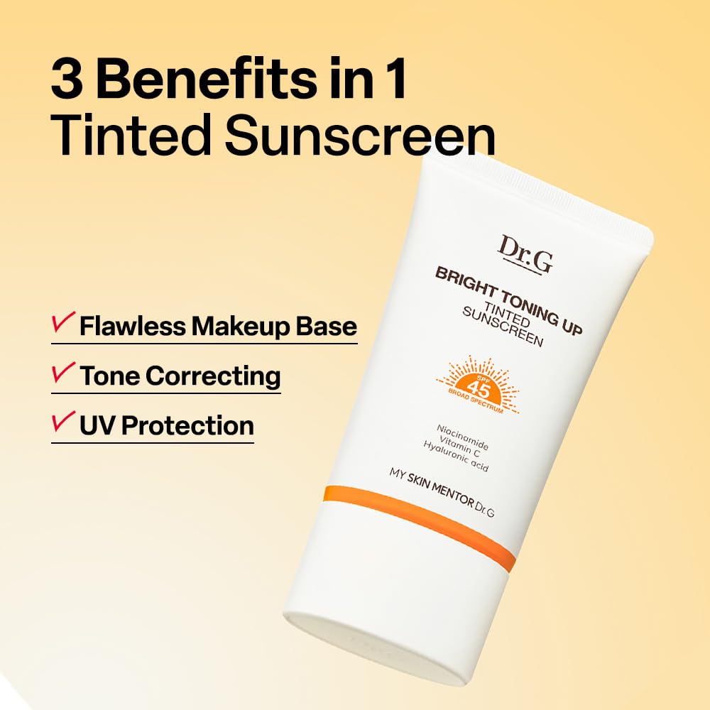 Dr.G texture close-up displaying creamy matte finish and quick absorption