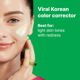 Dr.Jart+ CC cream applied on hand demonstrating color change and coverage