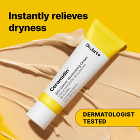 Dr.Jart+ open jar texture close-up displaying cushiony cream for quick absorption