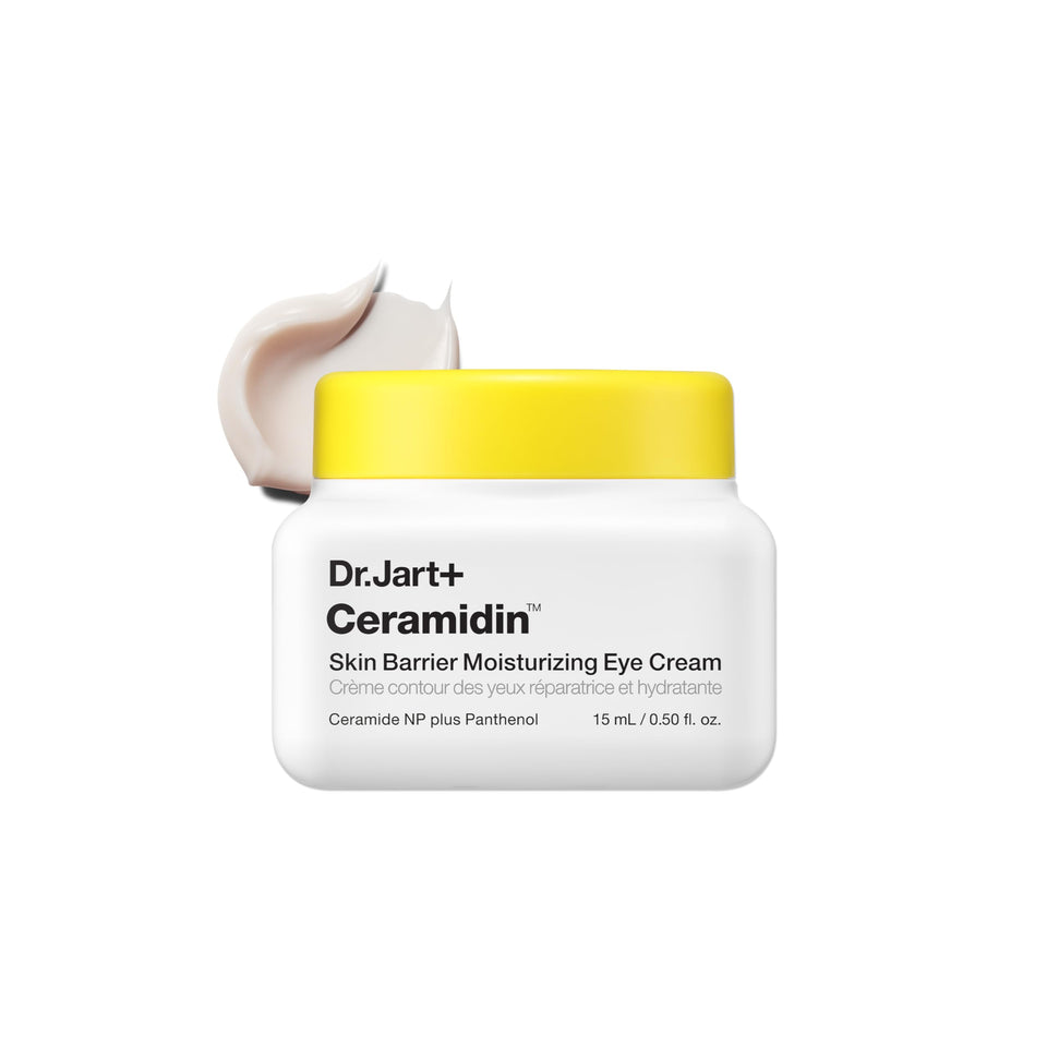 Dr.Jart+ eye cream front packaging showing jar and branding for clear product ID and trust