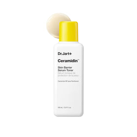 Dr.Jart+ front bottle view showing product packaging and immediate moisturization benefit