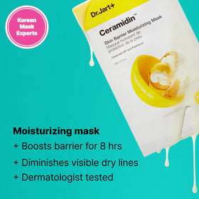 Dr.Jart+ sheet mask close-up texture illustrating soft fabric and serum retention