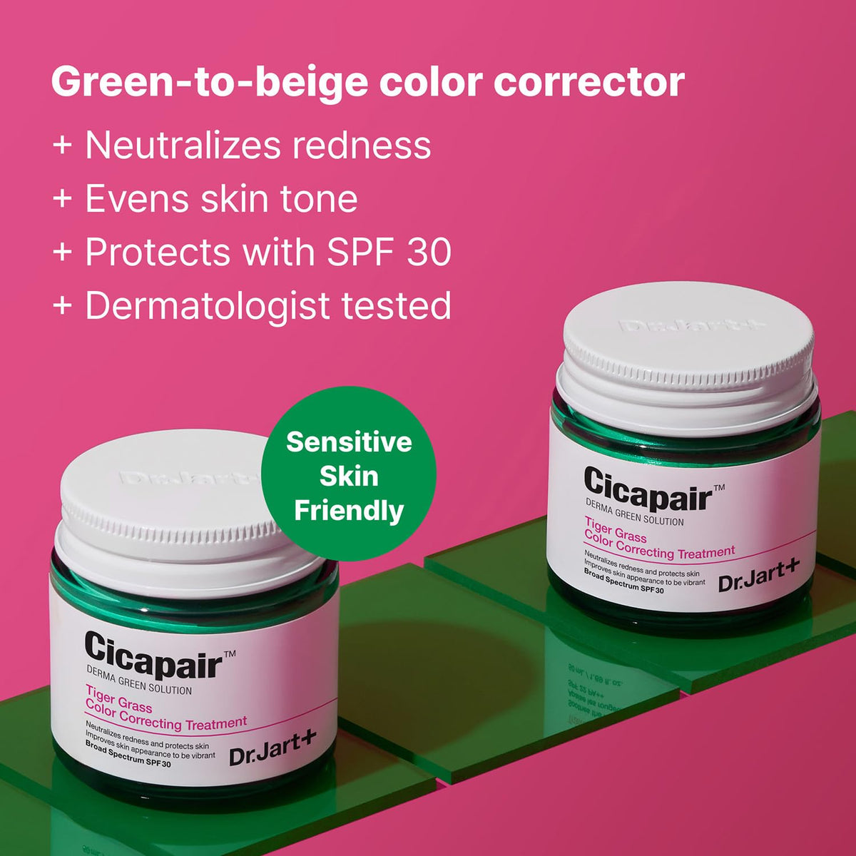 Dr.Jart+ creamy texture close-up displaying blendable, soothing finish