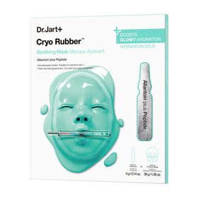 Dr.Jart+ front packaging showing the two-step cryo rubber kit and benefits