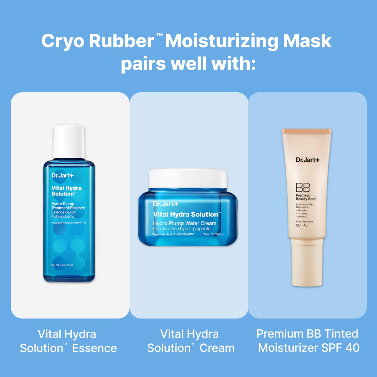 Dr.Jart+ Cryo Rubber displayed in bathroom lifestyle for at-home spa benefit