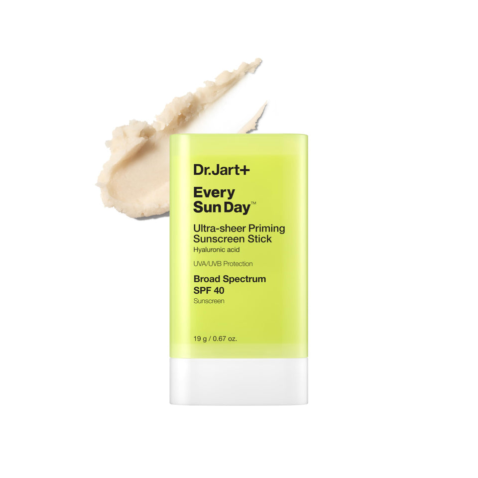 Dr.Jart+ front packaging showing compact sunscreen stick and brand