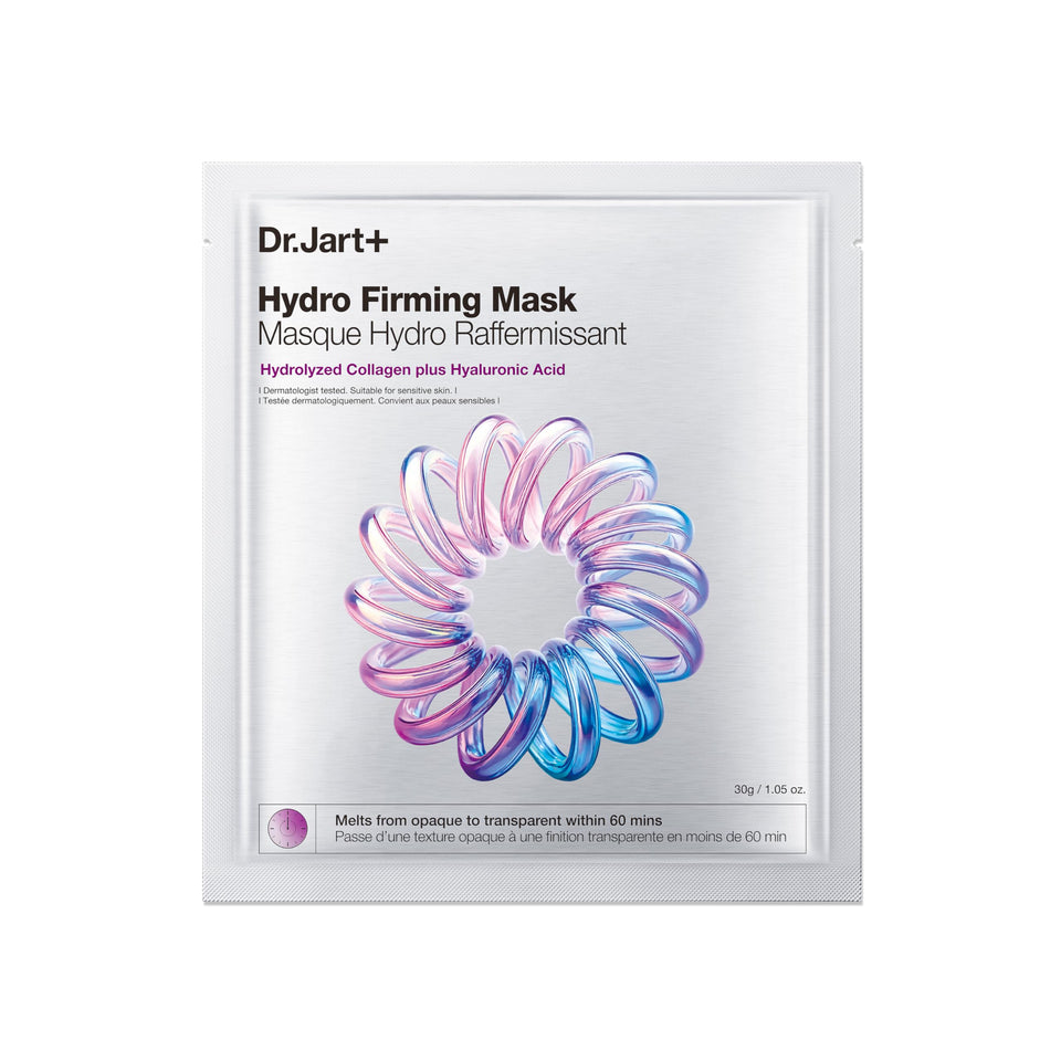 Dr.Jart+ front packaging showing mask benefits and compact sizing