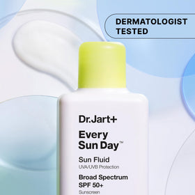 Dr.Jart+ sunscreen texture close-up showing thin spreadable formula benefit