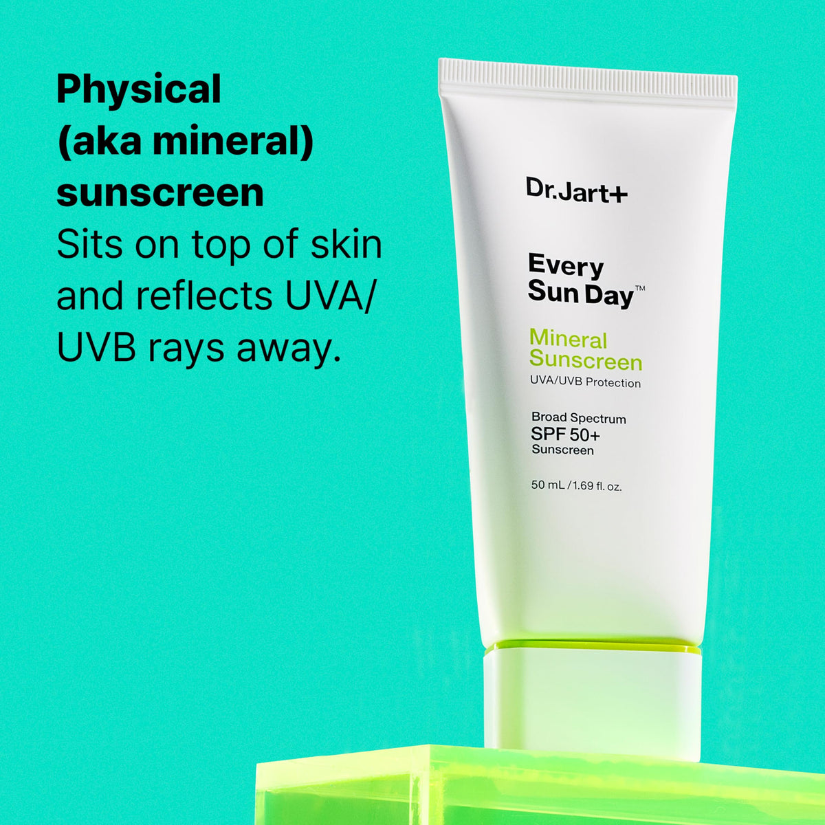 Dr.Jart+ layered under foundation showing compatibility with makeup for a shine-free base