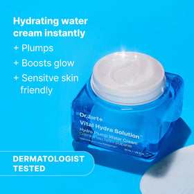 Dr.Jart+ cream texture close-up highlighting gel-cream hydration and lightweight feel