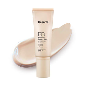 Dr.Jart+ front tube showing packaging and product name with clear benefits