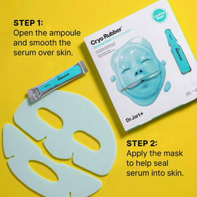 Dr.Jart+ rubber mask texture detail showing flexible cooling surface
