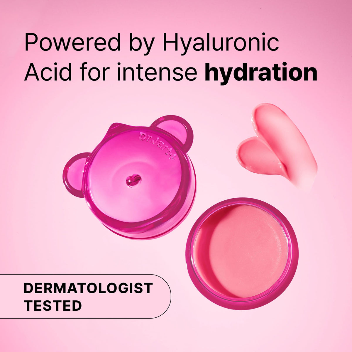 Dr.Jart+ hyaluronic visual with gel drop highlighting moisture-boosting benefit
