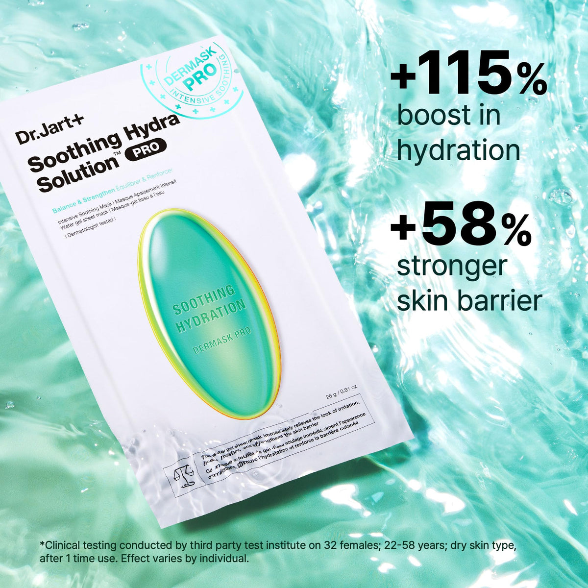 Dr.Jart+ Ceramidin mask essence texture highlighting barrier-support benefit
