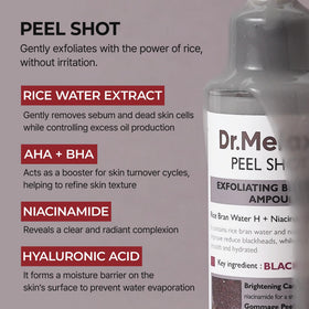 Ampoule dispensed on hand showing lightweight serum absorption