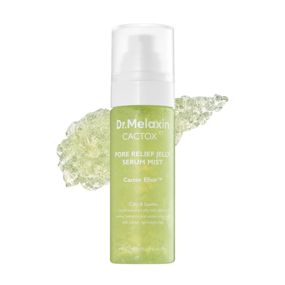 Dr.Melaxin front packaging showing compact cooling face mist benefit