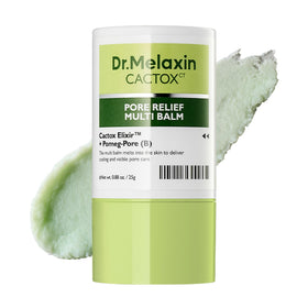 Dr.Melaxin front stick packaging showing compact portable balm benefit