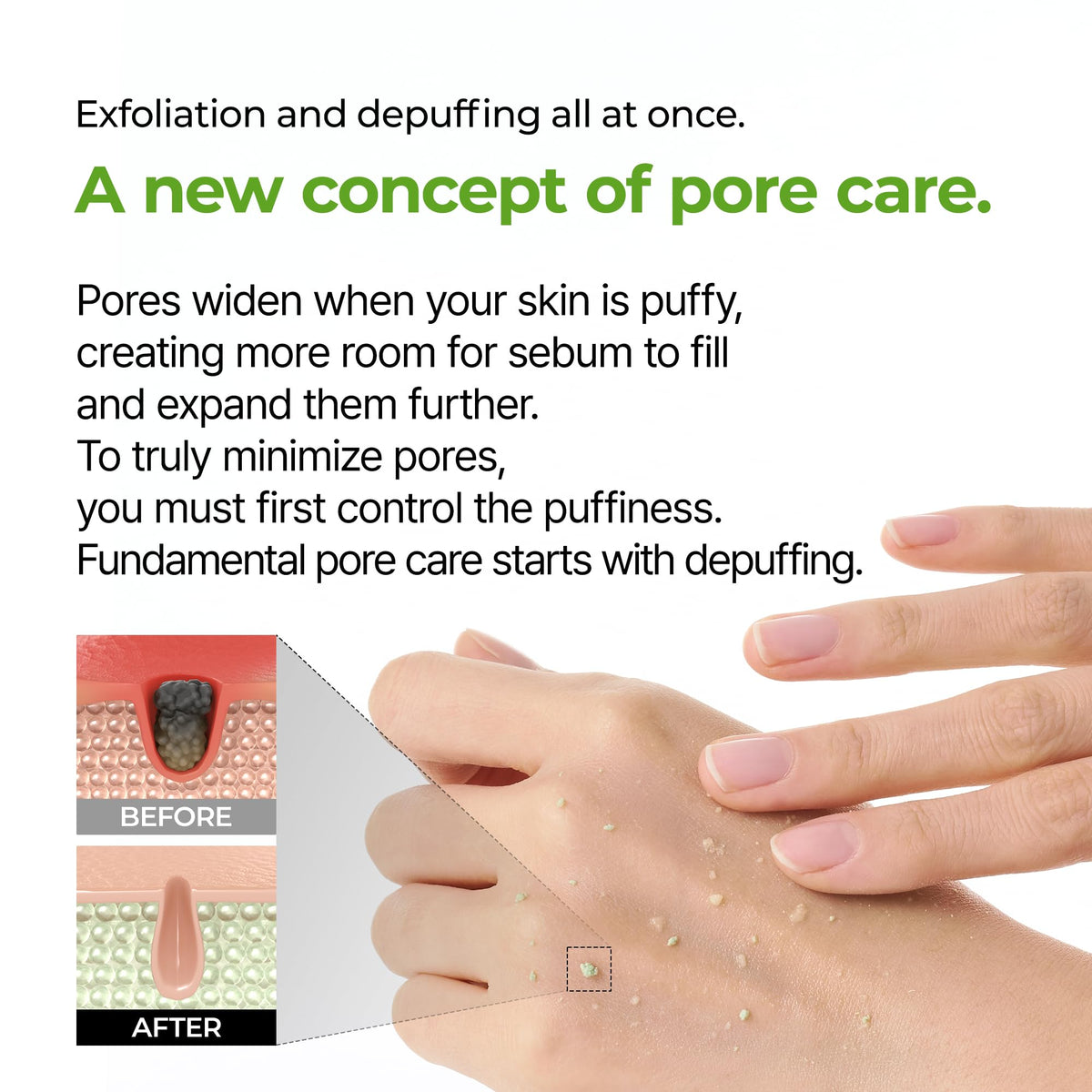 Dr.Melaxin ingredient label highlighting AHA BHA PHA and rice extracts