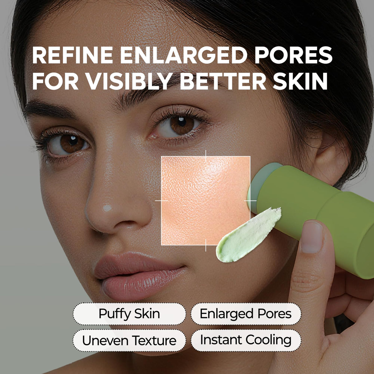Dr.Melaxin open stick texture closeup highlighting smooth glide benefit