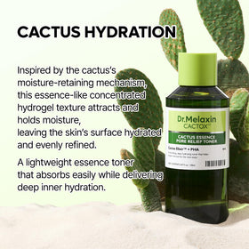 Dr.Melaxin toner placed with cleanser and moisturizer in a daily routine setup