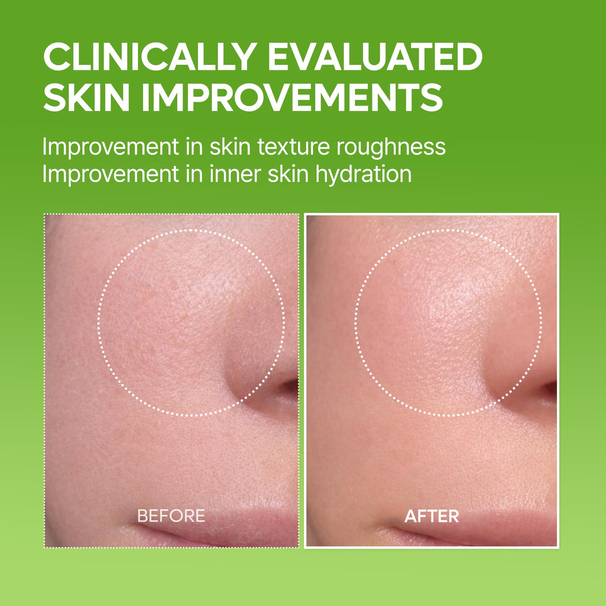 Dr.Melaxin clear toner texture on fingertip demonstrating lightweight hydration