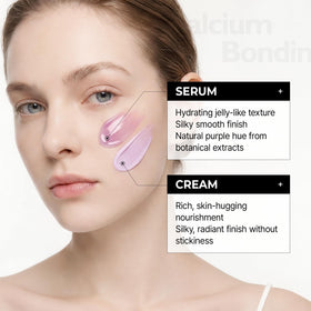 Dr.Melaxin visual of ceramides and hyaluronic acids illustrating moisture boost