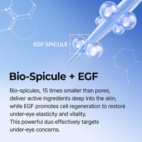 Dr.Melaxin ingredient list close-up showing EGF and niacinamide benefit