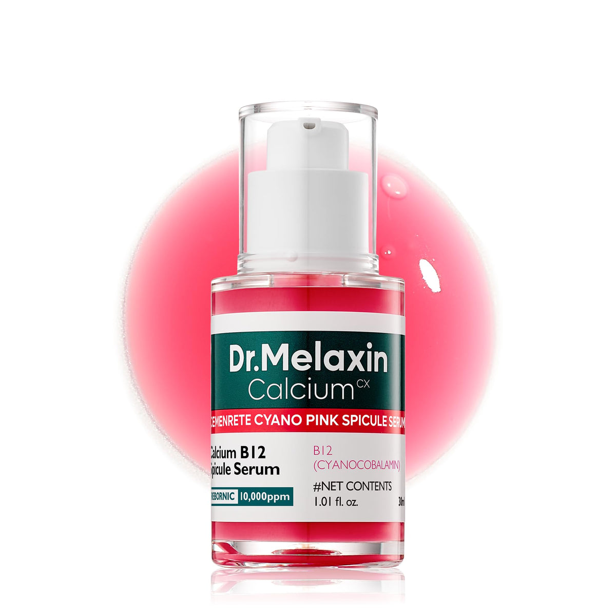 Dr.Melaxin front bottle showing sleek packaging and easy application benefit