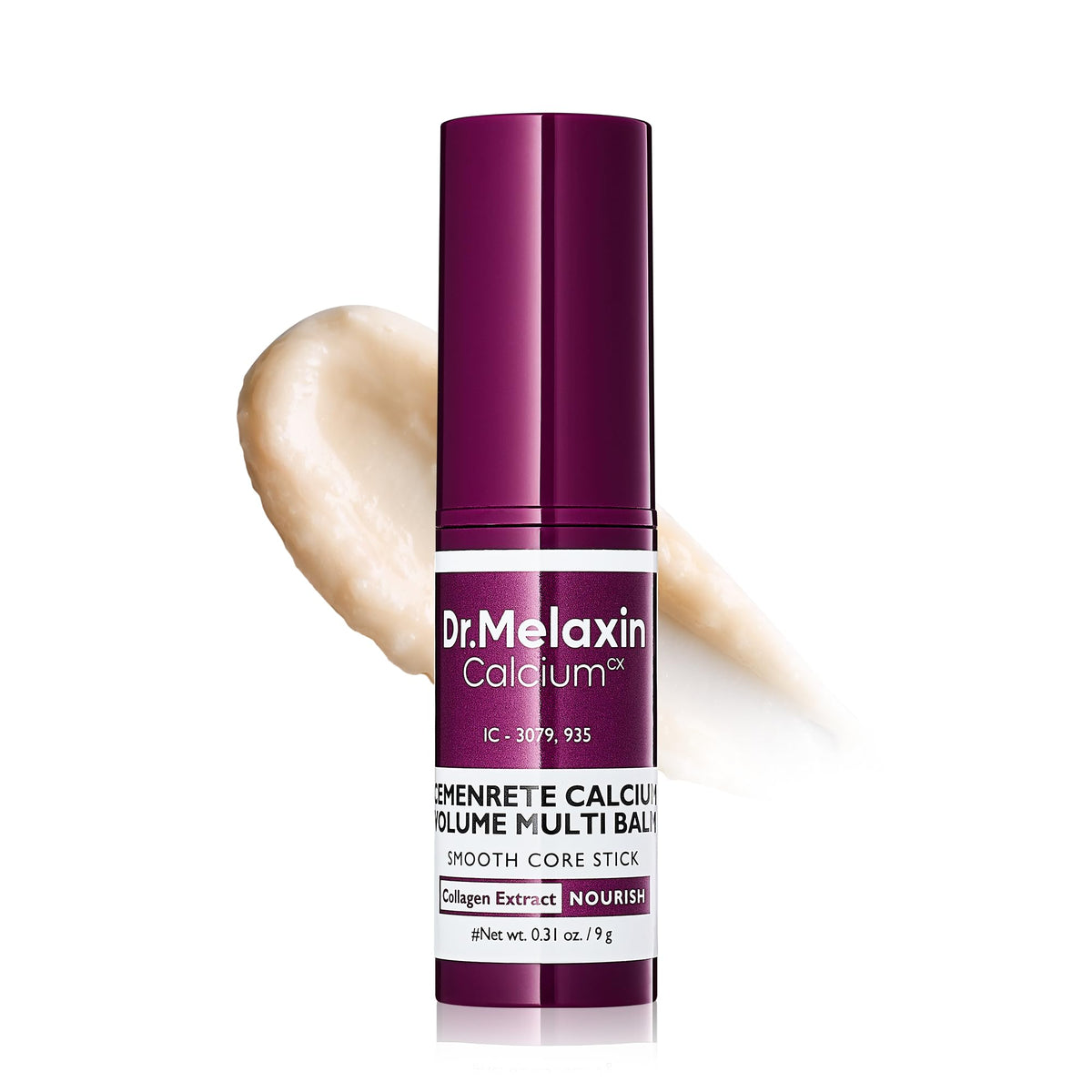 Dr.Melaxin front packaging showing collagen stick, compact for travel