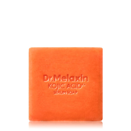 Dr.Melaxin front packaging showing cleansing bar and benefits