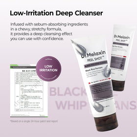 Dr.Melaxin cleanser staged in bathroom routine for everyday use benefit