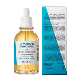 Dr.Melaxin displayed at bathroom sink in lifestyle setting suggesting daily routine