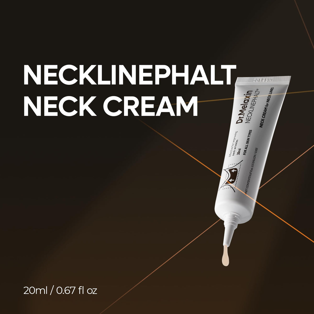 Dr.Melaxin cream texture close-up highlighting smoothing and hydration benefit