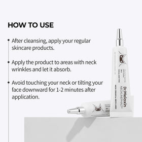Dr.Melaxin label ingredients close-up highlighting Linefill and peptide benefit