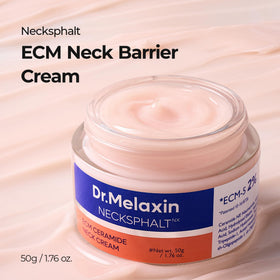 Dr.Melaxin jar open to show smooth cream texture and easy absorption
