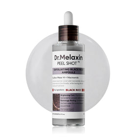Dr.Melaxin front packaging showing ampoule and benefits