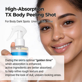 Dr.Melaxin ingredient label highlighting tranexamic acid and niacinamide