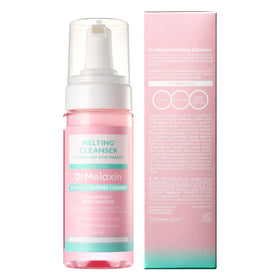 Dr.Melaxin with cloth and no cotton pads to show oil-free, single-step removal