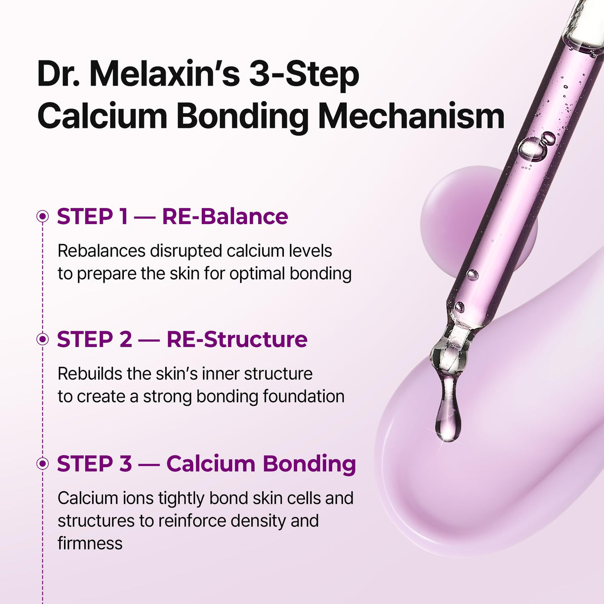 Dr.Melaxin bottle next to ruler showing 1.69 fl.oz scale benefit