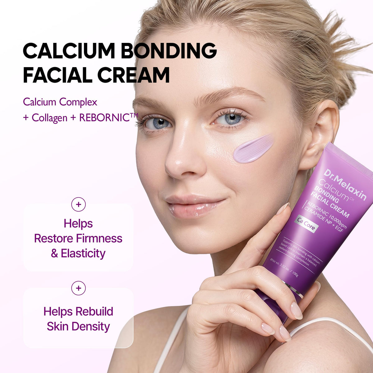 Dr.Melaxin close-up texture revealing creamy finish for smooth application
