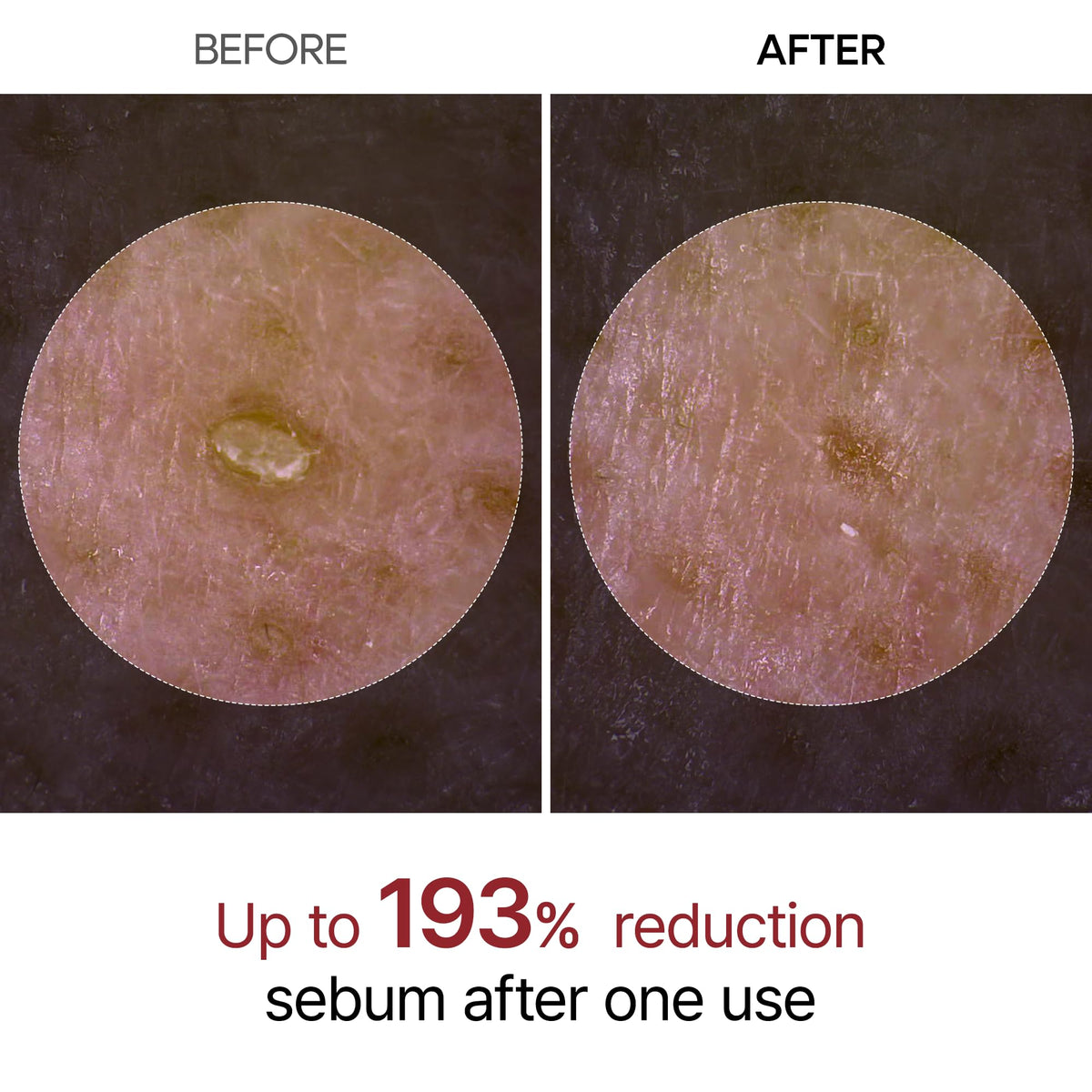 Dr.Melaxin serum texture close-up highlighting lightweight, hydrating finish