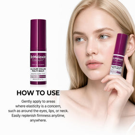Dr.Melaxin in travel pouch lifestyle shot, easy on-the-go touch-ups